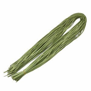 Kožený řemínek barva trávově zelená 1 m - 1 m x 2,8 mm