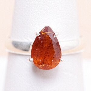 Kyanit oranžový prsten stříbro Ag 925 27261 - 56 mm (US 7,5), 3 g