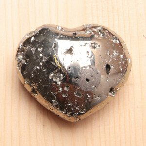 Pyrit Peru srdce PS 3 - 4,6 x 5,6 cm