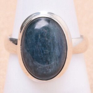 Kyanit prsten stříbro Ag 925 25614 - 57 mm (US 8), 6,5 g