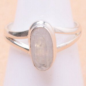 Měsíční kámen duhový prsten stříbro Ag 925 16268 - 55 mm (US 7,5), 4 g