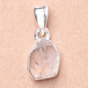 Herkimer diamant přívěsek stříbro Ag 925 LOT48 - 1,1 cm, 1,8 g