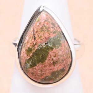 Unakit prsten stříbro Ag 925 R246 - 54 mm (US 7), 6,9 g