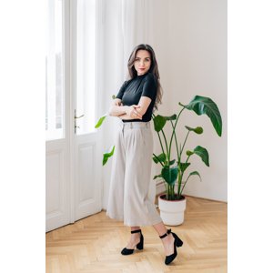 Culottes Michele krémové Velikost: L