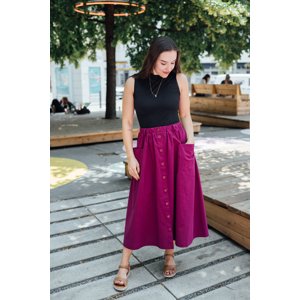 Švestkově fialová sukně Lina Velikost: XS