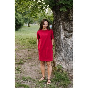 Šaty Lena červené Velikost: XS