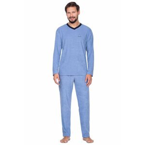 Pánské pyžamo 592 light blue plus
