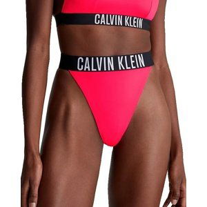 Dámské plavky Calvin Klein KW0KW02665 TANGA růžové