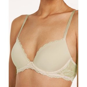 Dámská push-up podprsenka Calvin Klein QF6394E šampáňo