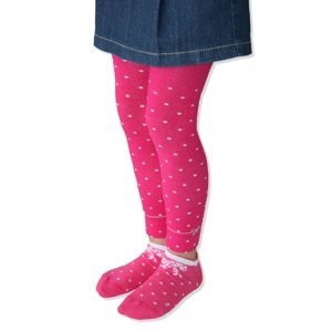 Dívčí legíny Design Socks - puntík mašlička