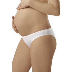 Dámské těhotenské kalhotky Italian Fashion Mama mini bílé