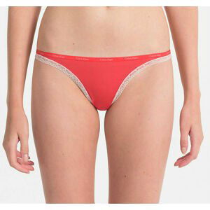 Dámské tanga Calvin Klein D3445E korálové