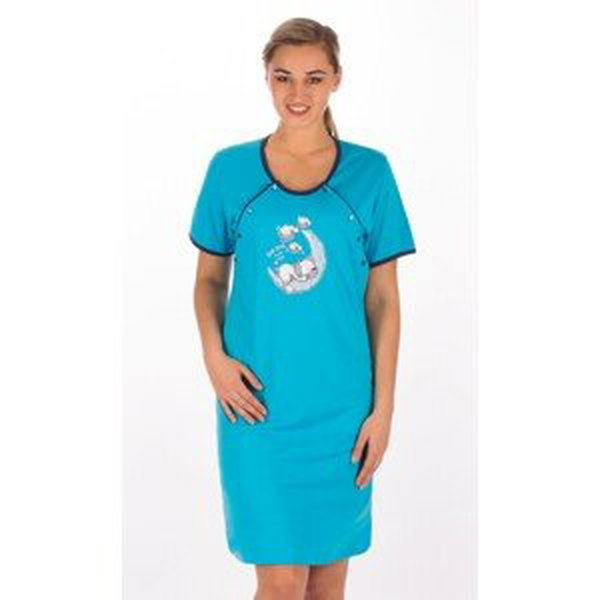 Dámská mateřská košile Vienetta Secret Štěně na měsíci