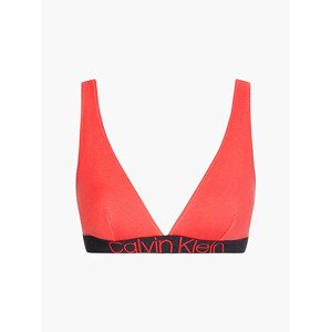 Dámská podprsenka Calvin Klein QF6577 UNLINED TRIANGLE korálová