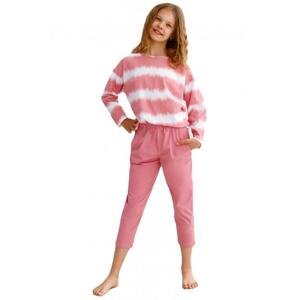 Dívčí pyžamo Taro 2619 Cara růžové