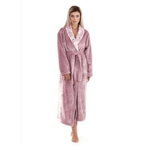 Dámský dlouhý župan Vestis Flora 2556 mauve mist