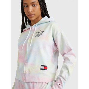 Dámská mikina Tommy Hilfiger UW0UW03584 ZIP HOODIE PRINT