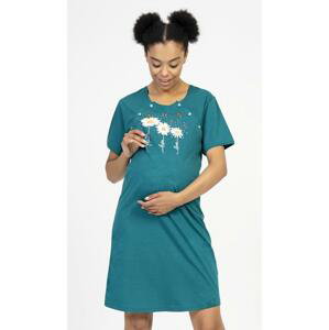 Dámská mateřská noční košile Vienetta Secret Kopretiny