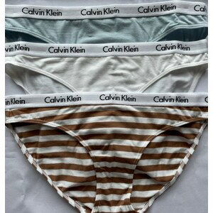 Dámské kalhotky Calvin Klein QD3588E CAROUSEL 3 kusy