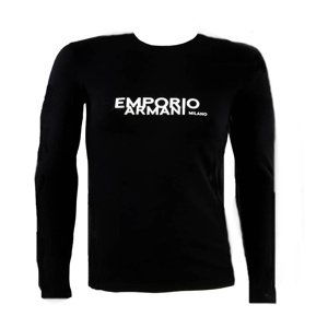 Pánské triko Emporio Armani 111023 2F725 černé