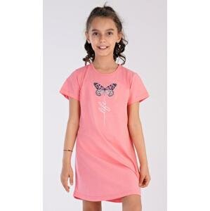Dětská noční košile s krátkým rukávem Vienetta Secret Motýl