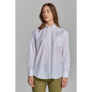 KOŠILE GANT PINPOINT OXFORD RELAXED SHIRT bílá 38