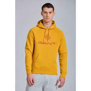 MIKINA GANT D1. COLOR LOCK UP HOODIE žlutá L