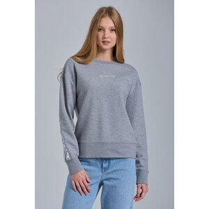 MIKINA GANT D1. 13 STRIPES C-NECK SWEAT šedá M