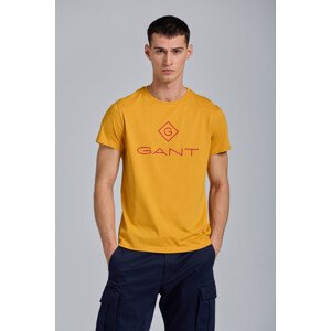 TRIČKO GANT D1. COLOR LOCK UP SS T-SHIRT žlutá M