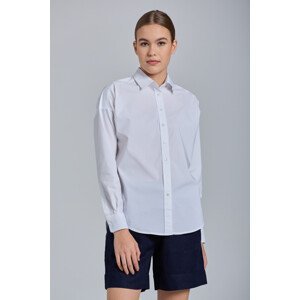 KOŠILE GANT D1. TP BC OVERSIZED SOLID SHIRT bílá 34