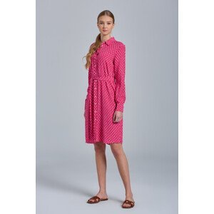 ŠATY GANT D1. DESERT JEWEL PRINT SHIRT DRESS růžová 38