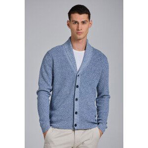 SVETR GANT D1. COTTON LINEN SHAWL CARDIGAN modrá XXL