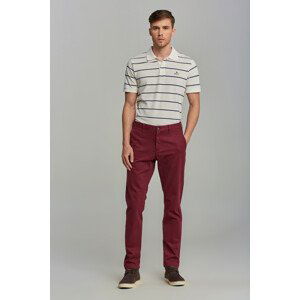 KALHOTY GANT HALLDEN COMFORT SUPER CHINOS červená 33/34