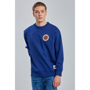 MIKINA GANT D1. WORLD CREST RELAX C-NECK SWEAT modrá XL