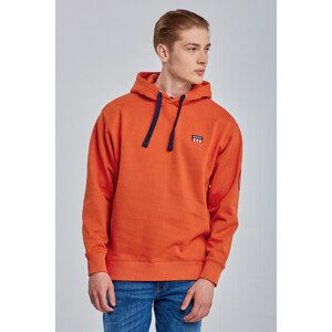 MIKINA GANT D2. RETRO LOGO RELAXED HOODIE oranžová XL