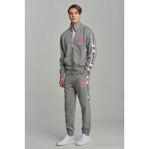 TEPLÁKY GANT D1. GANT RETRO SHIELD SWEAT PANTS šedá L