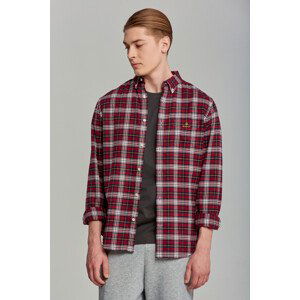 KOŠILE GANT D2. REG FLANNEL CHECK BD červená XXL