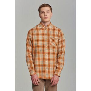 KOŠILE GANT D2. REG WB FLANNEL BD oranžová L