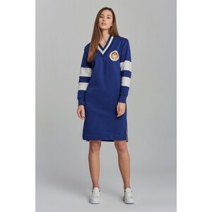 ŠATY GANT D1. U.S ROYALTY V-NECK DRESS modrá XS