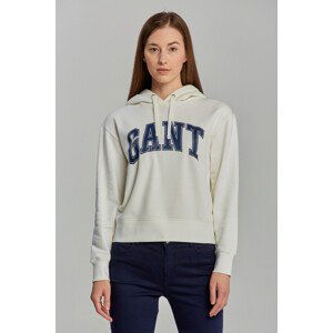 MIKINA GANT MD. FALL HOODIE SWEAT bílá XS