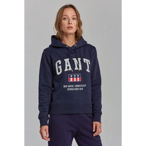 MIKINA GANT D2. GANT TAG SWEAT HOODIE modrá S