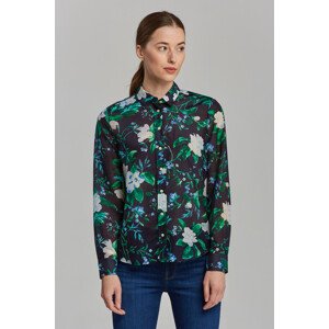 KOŠILE GANT D1. REG ROSE COT SILK SHIRT modrá 34