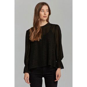 KOŠILE GANT D2. GOLD DOT BLOUSE černá 34