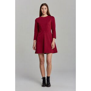 ŠATY GANT D1. TAILORED JERSEY DRESS červená 42