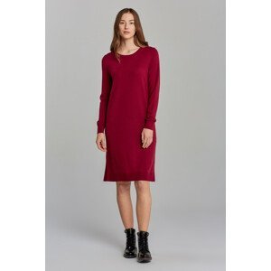 ŠATY GANT MERINO WOOL DRESS červená XL