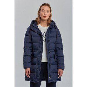 BUNDA GANT D2. LONG DOWN JACKET modrá S