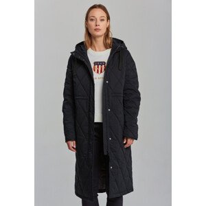 KABÁT GANT D1. OVERSIZED QUILTED PARKA černá M