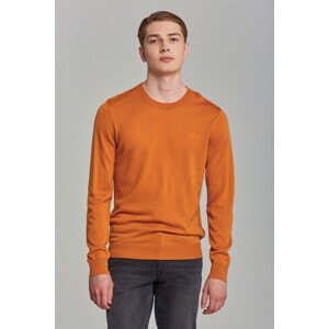 SVETR GANT WASHABLE MERINO C-NECK oranžová XXL