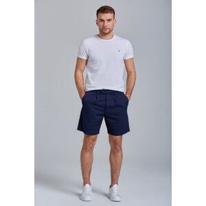 ŠORTKY GANT D1. STRUCTURED COTTON PLEAT SHORTS modrá 48