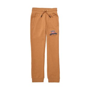 TEPLÁKY GANT D1. GANT BANNER SHIELD SWEAT PANTS hnědá 146/152